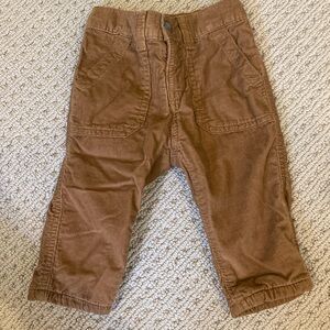 Gap 6-12 month tan corduroy pants